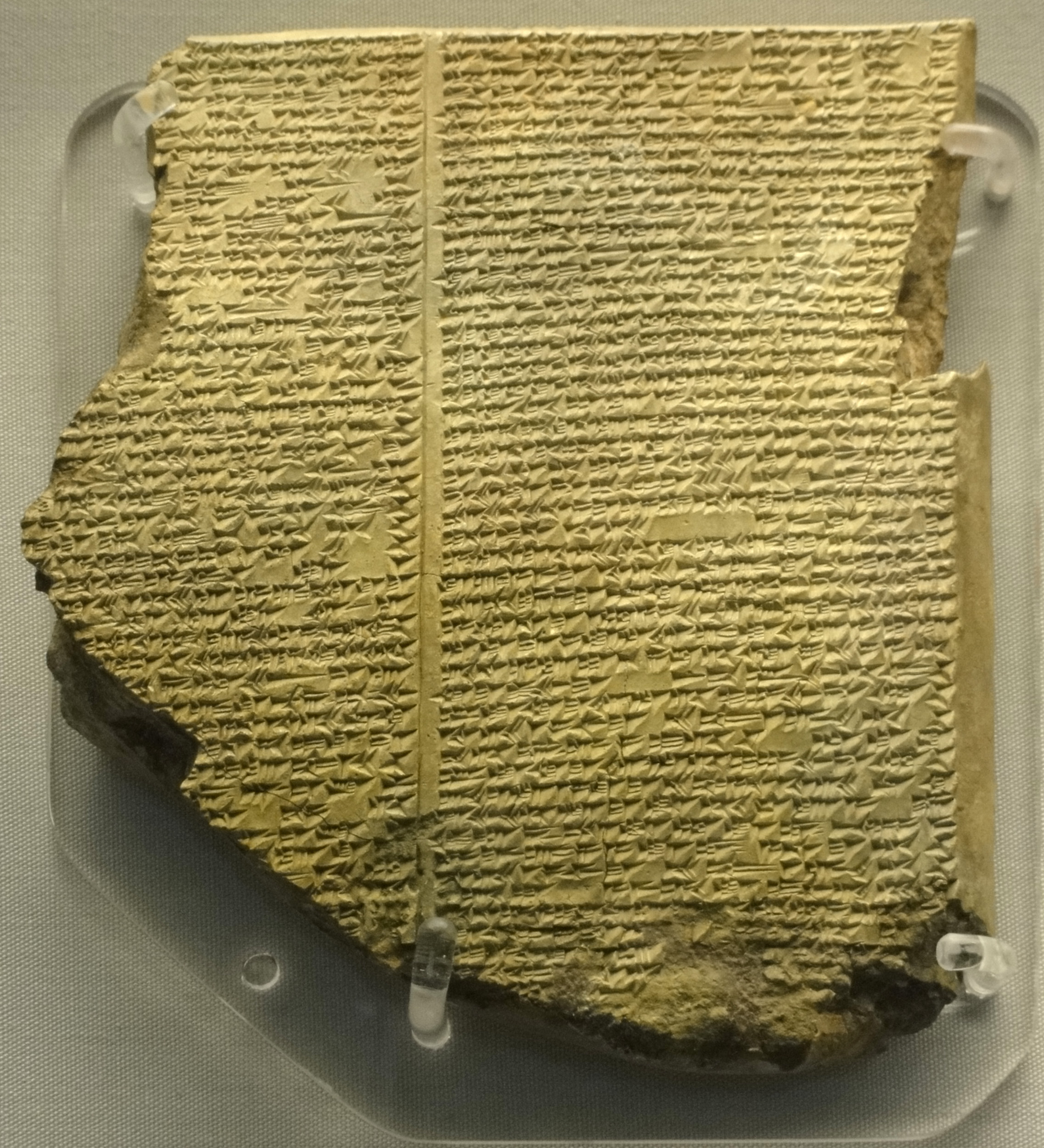 Flood Tablet from the Epic of Gilgamesh