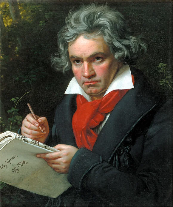 Portrait of Beethoven by Joseph Karl Stieler (1820)