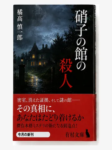 硝子の館の殺人(架空の書影)