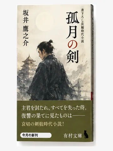 孤月の剣(架空の書影)