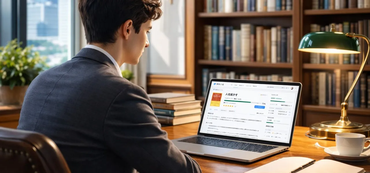 スマートフォンを使うビジネスマン